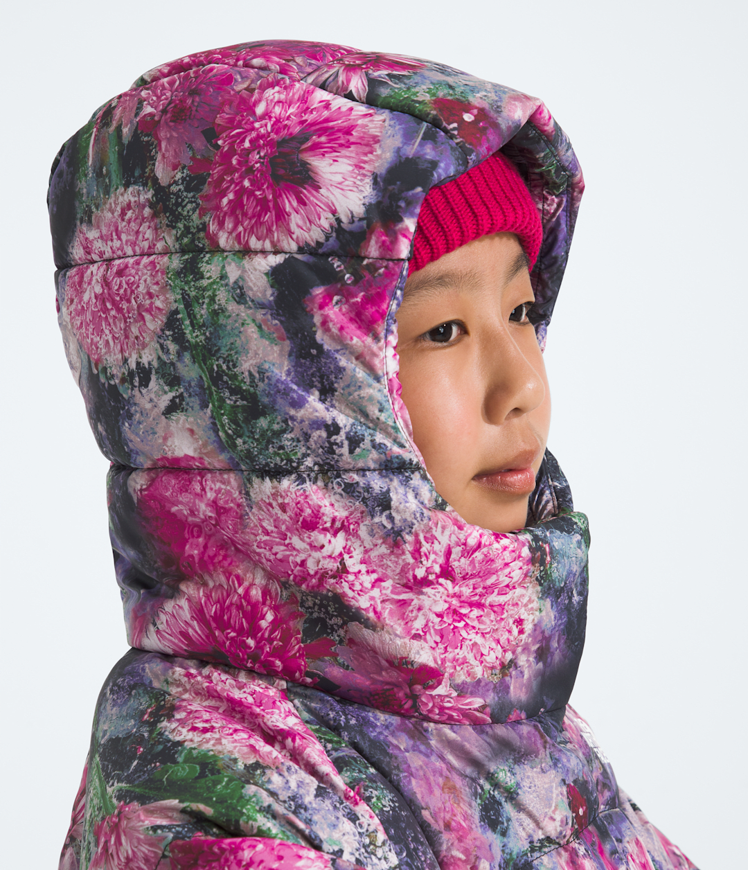 Girls’ North Down Hooded Jacket—Print - The North Face