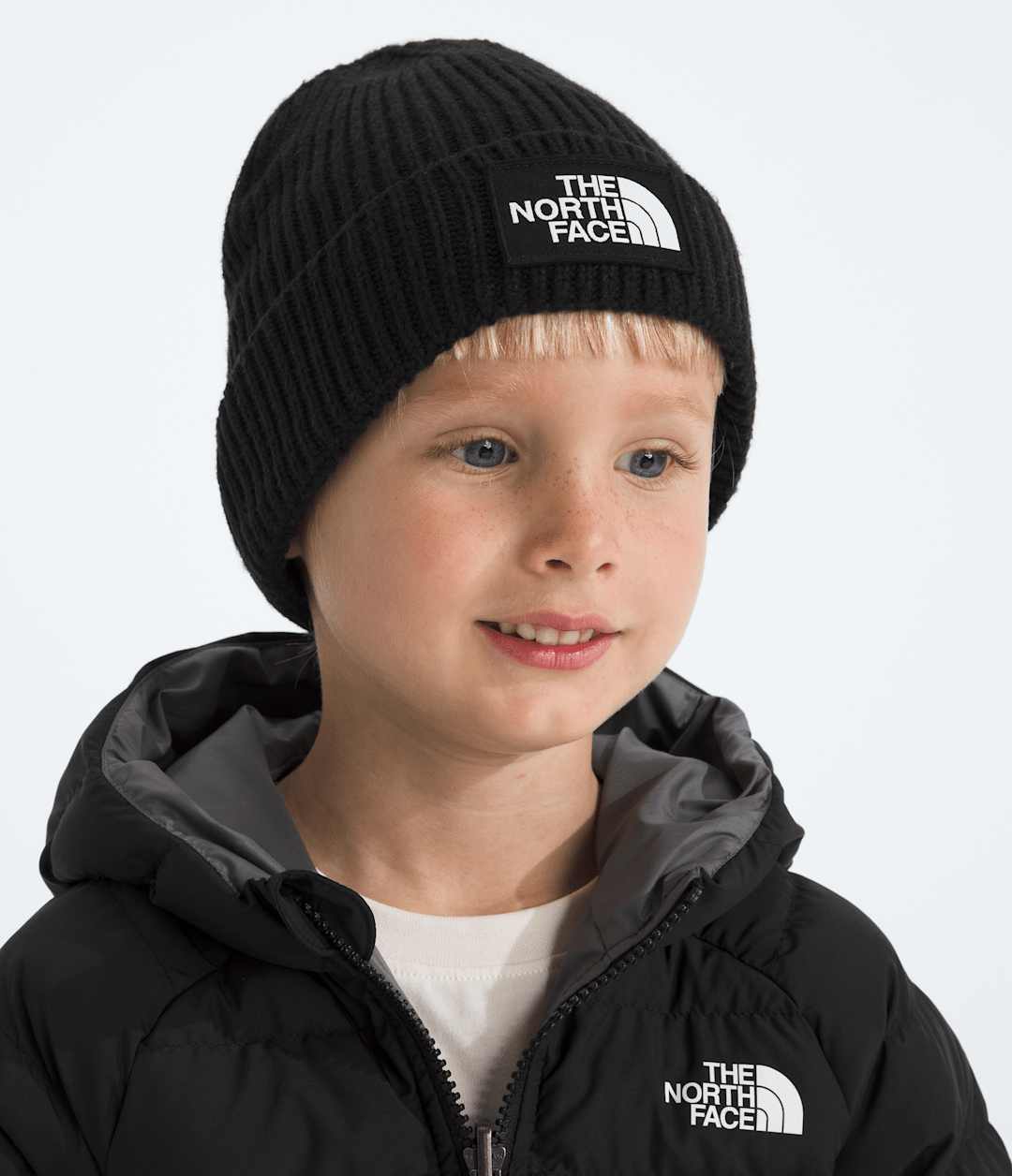 Kids’ TNF™ Logo Box Cuffed Beanie - The North Face