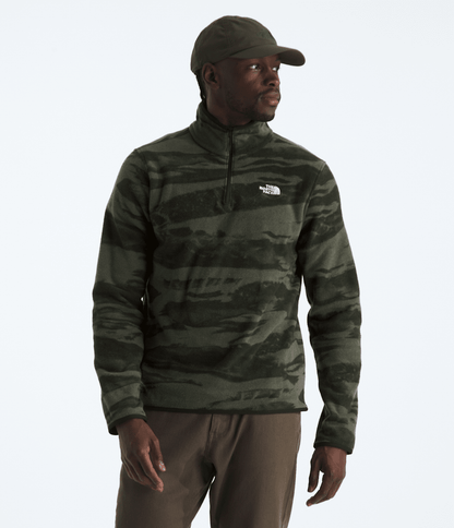 Men’s Glacier Fleece ¼-Zip—Print - The North Face