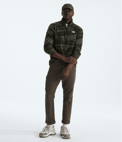 Men’s Glacier Fleece ¼-Zip—Print - The North Face
