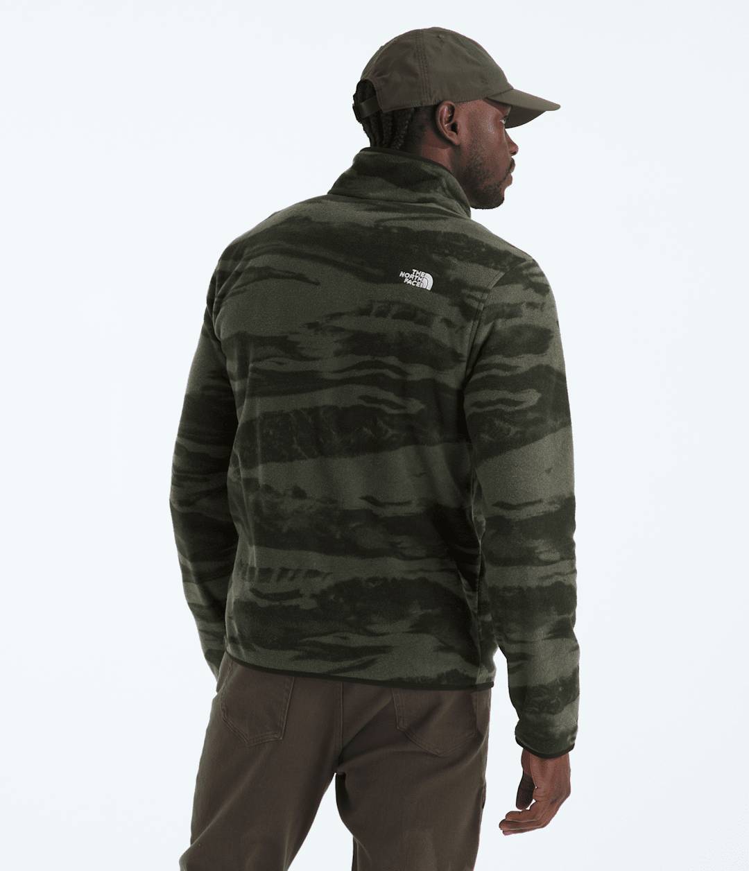 Men’s Glacier Fleece ¼-Zip—Print - The North Face