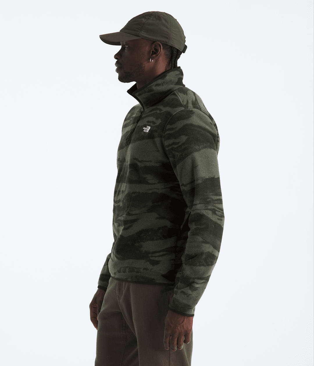 Men’s Glacier Fleece ¼-Zip—Print - The North Face