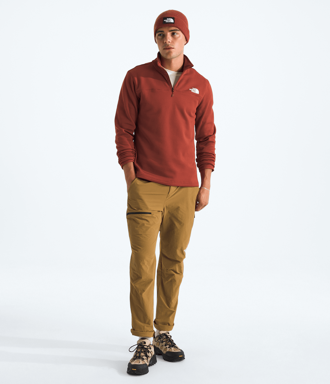 Men’s Cedar Trail Grid Fleece ¼-Zip - The North Face