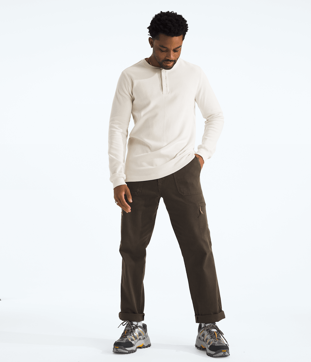 Men’s Waffle Long-Sleeve Henley - The North Face