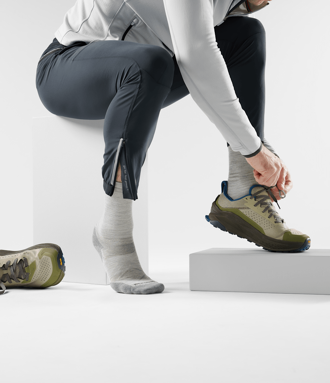 TNF X Smartwool Run Cold Weather Targeted Cushion Crew Socks - The North Face
