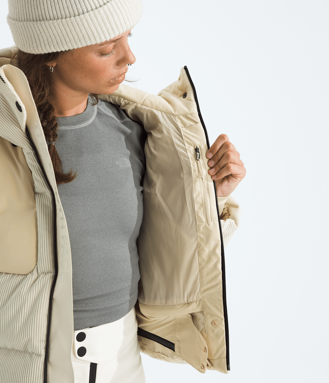 Women’s Cold Spell Corduroy Cropped Down Jacket - The North Face