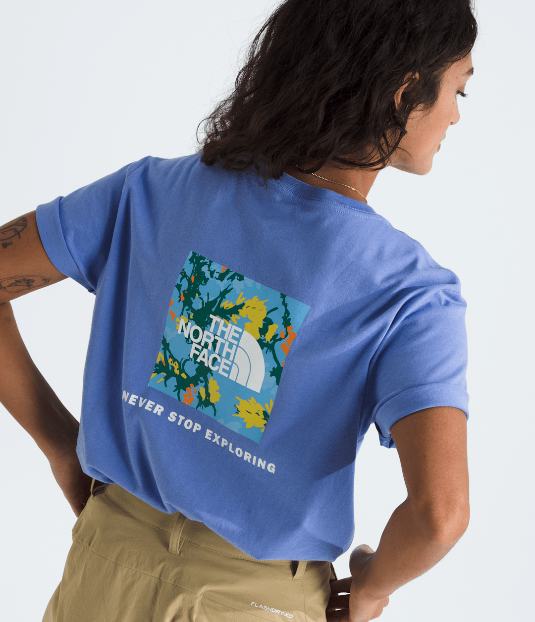 Women's Short-Sleeve Core Flower Power Box NSE Tee - The North Face