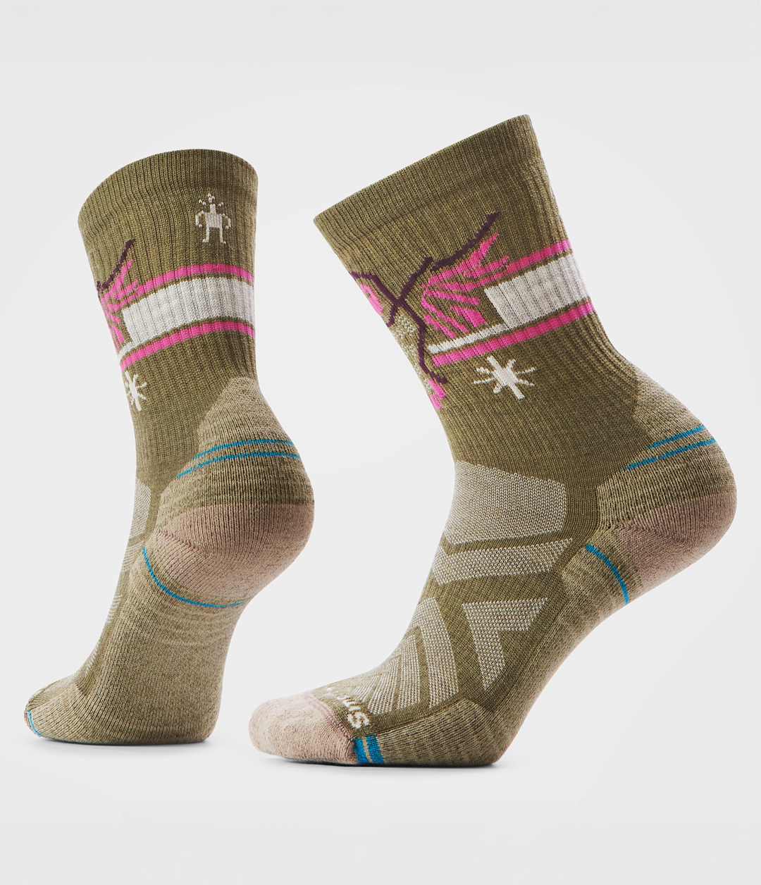 TNF X Smartwool Women's HIKE Light Cushion Hoo Who Crew Socks - The North Face