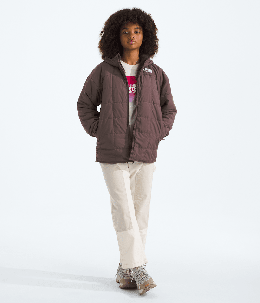 Girls’ Reversible Shasta Short Parka - The North Face