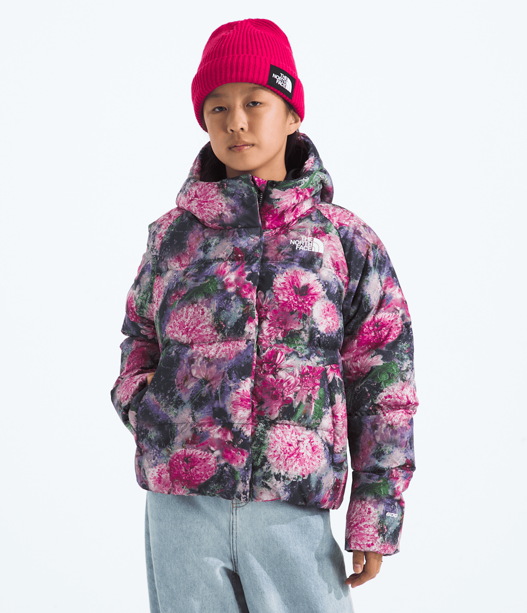 Girls’ North Down Hooded Jacket—Print - The North Face