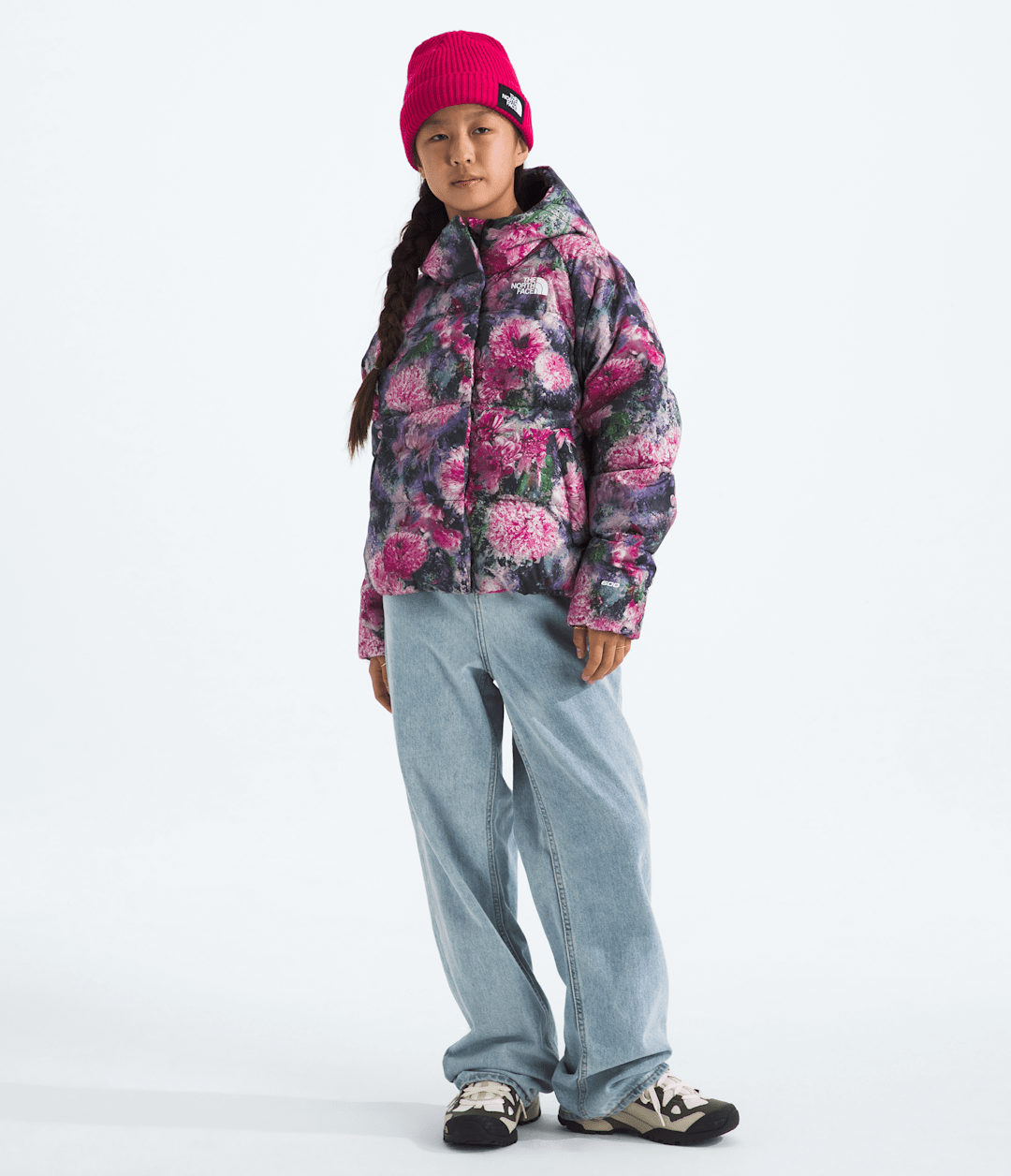 Girls’ North Down Hooded Jacket—Print - The North Face