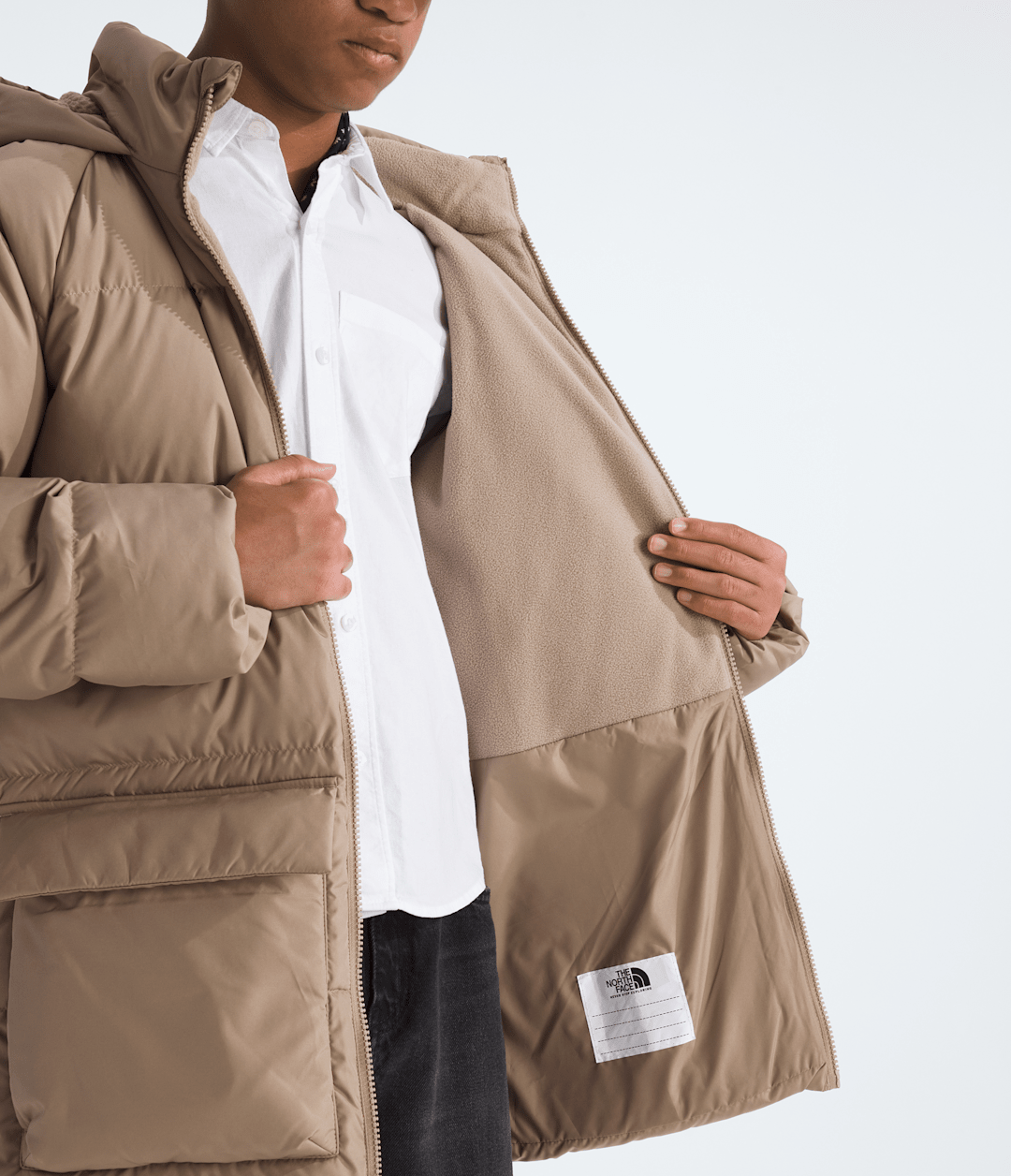 Boys’ & Girls’ North Down Fleece-Lined Short Parka - The North Face