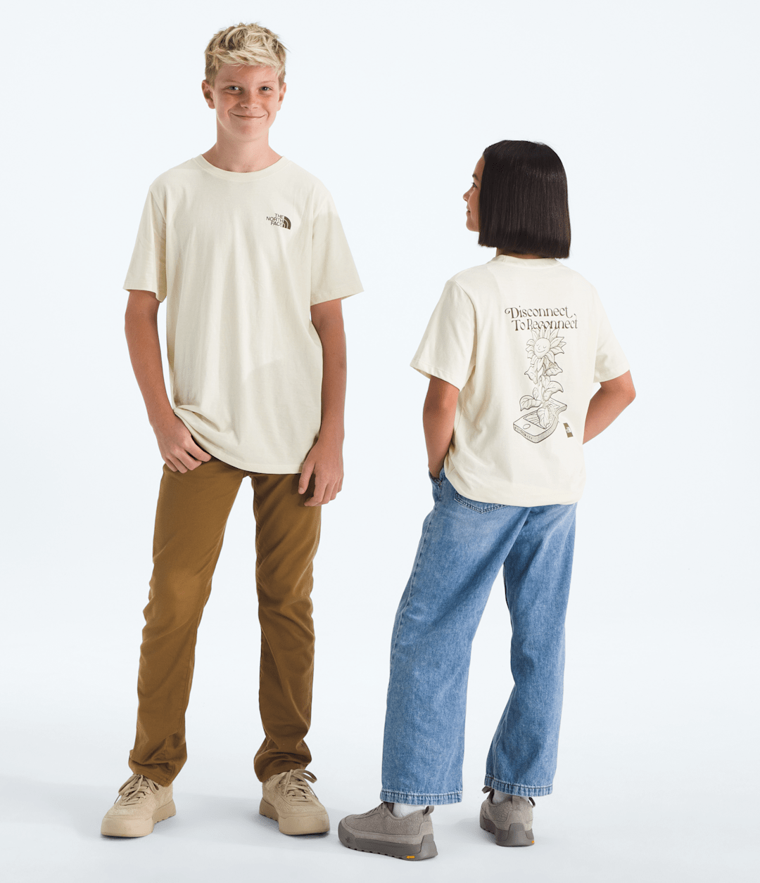 Boys’ & Girls’ Evolution Disconnect Short-Sleeve Tee—Graphic - The North Face