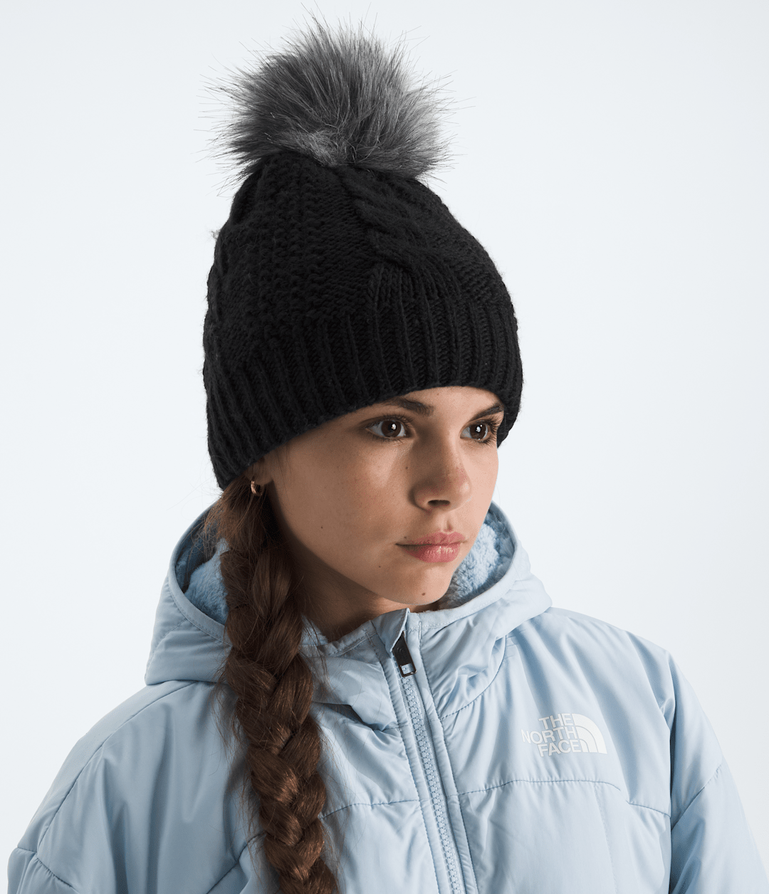 Kids’ Lined Oh Mega Fur Pom Beanie - The North Face
