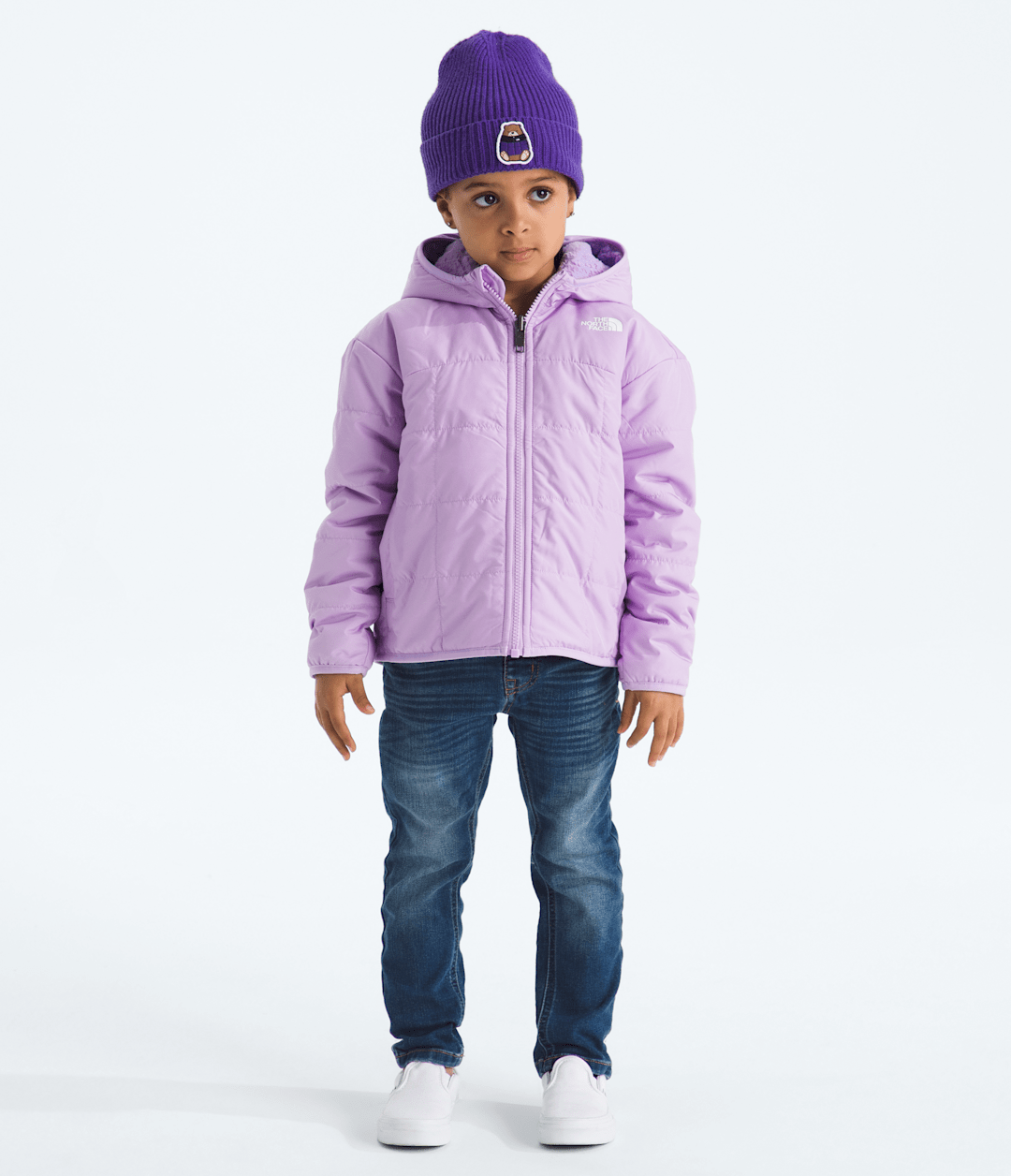 Girls’ Reversible Shasta Full-Zip Hooded Jacket - The North Face