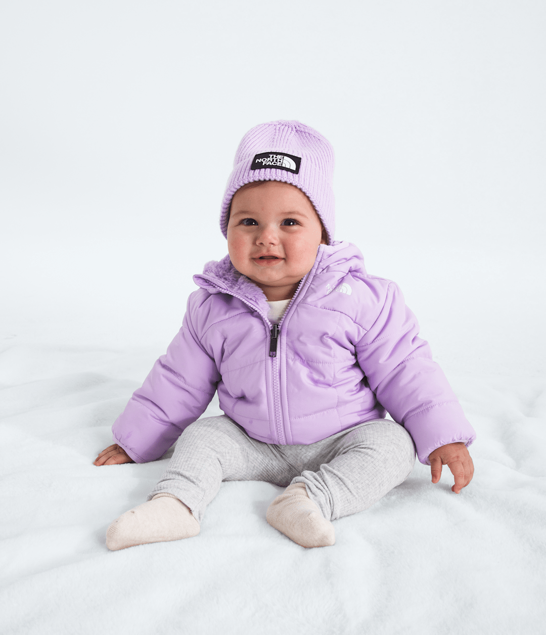 Baby Girls’ Reversible Shasta Full-Zip Hooded Jacket - The North Face