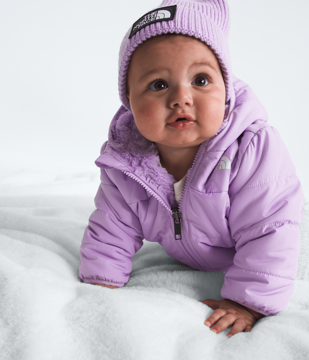 Baby Girls’ Reversible Shasta Full-Zip Hooded Jacket - The North Face
