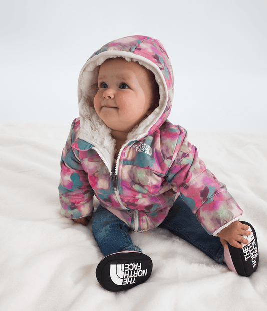 Baby Girls’ Reversible Shasta Full-Zip Hooded Jacket—Print - The North Face