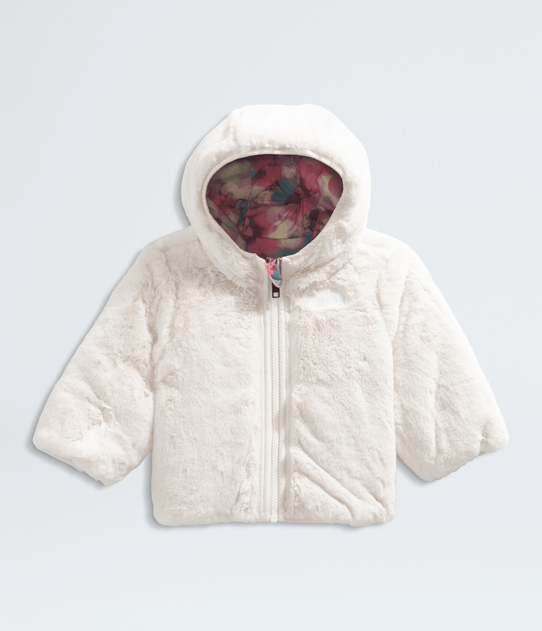 Baby Girls’ Reversible Shasta Full-Zip Hooded Jacket—Print - The North Face
