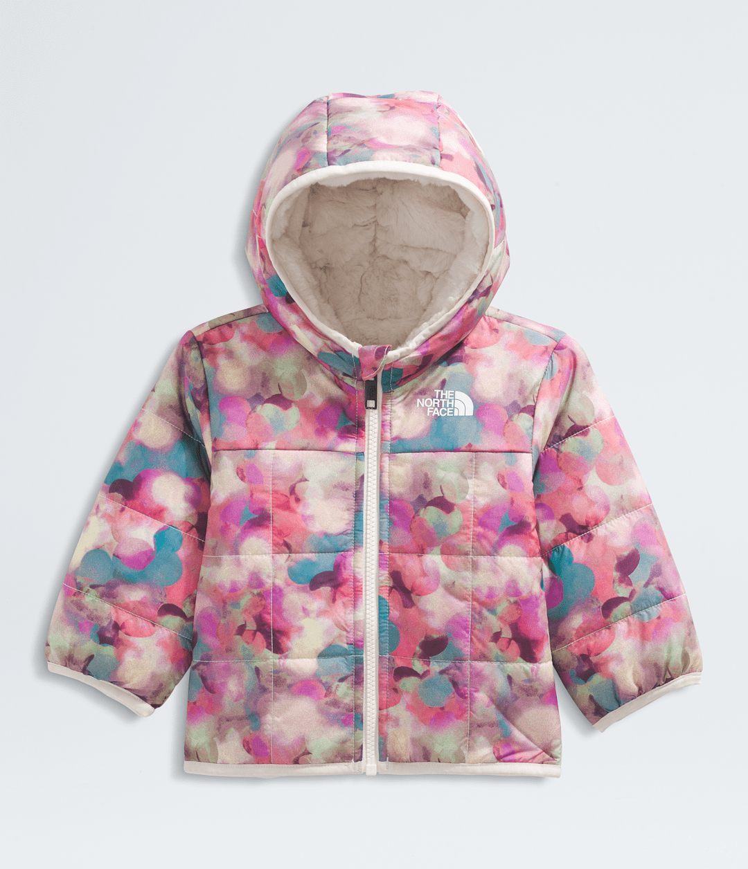 Baby Girls’ Reversible Shasta Full-Zip Hooded Jacket—Print - The North Face