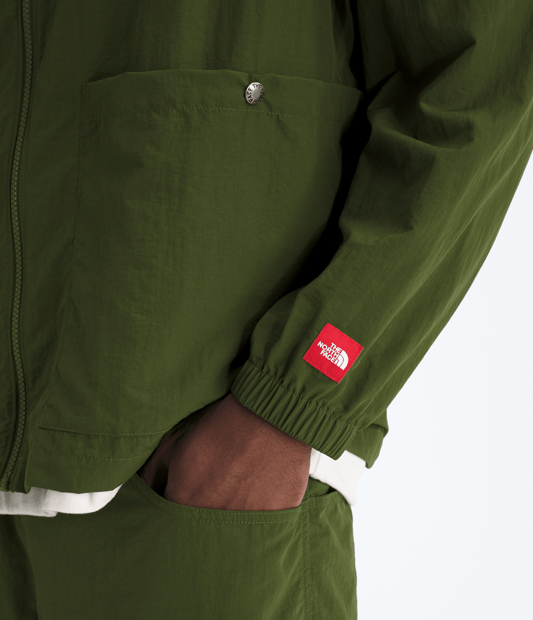 Men’s TNF™ Red Box Nylon Long-Sleeve Shirt - The North Face