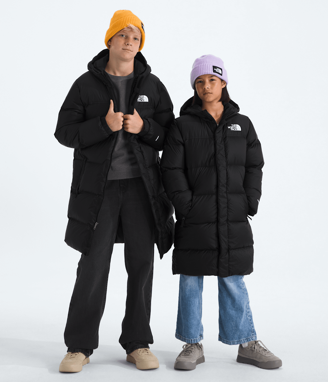 Boys’ & Girls’ Nuptse Long Parka - The North Face