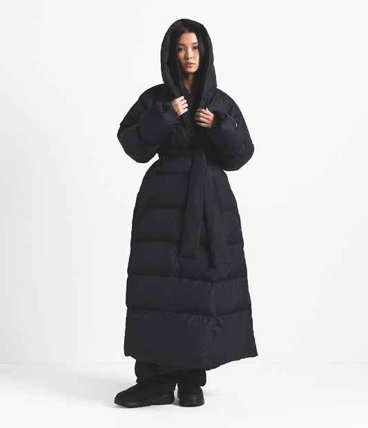 The North Face X SKIMS Women's Nuptse Wrap Parka - The North Face