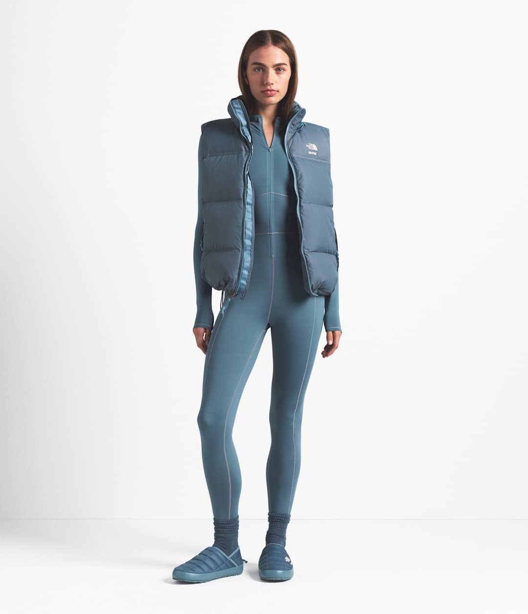 The North Face X SKIMS 1996 Nuptse Vest - The North Face