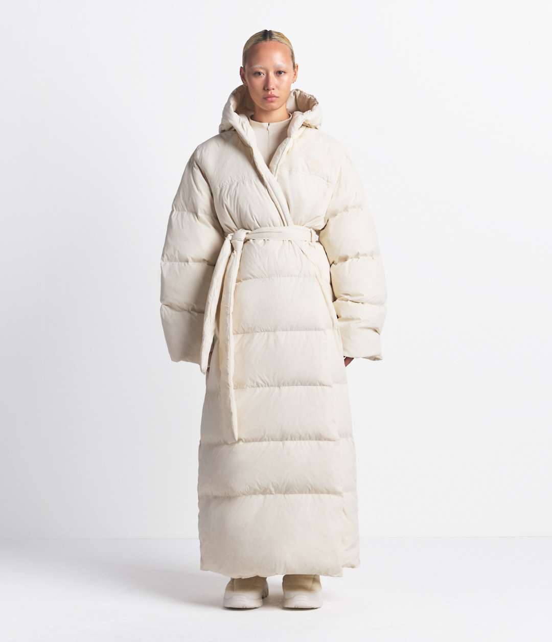 The North Face X SKIMS Women's Nuptse Wrap Parka - The North Face
