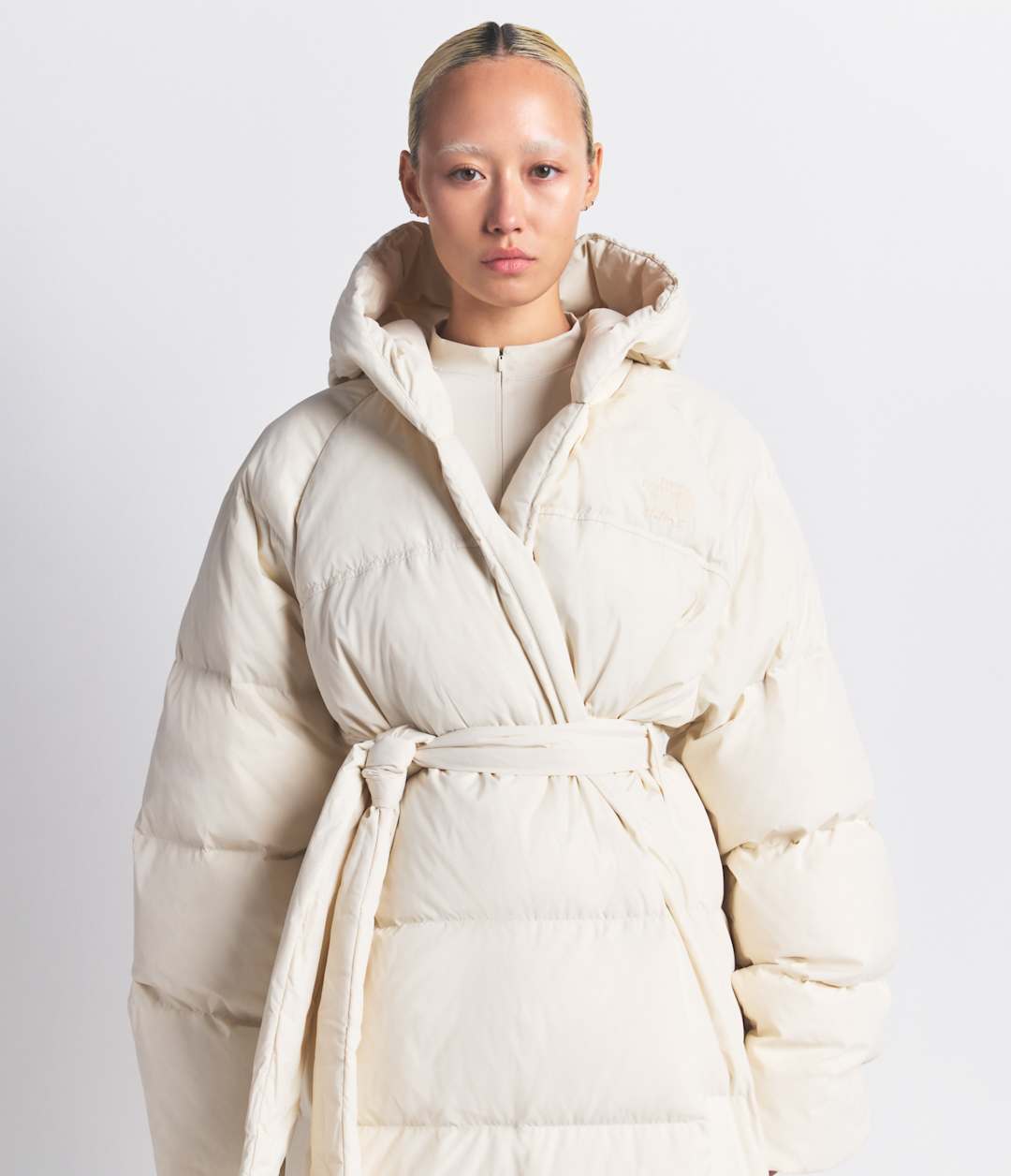 The North Face X SKIMS Women's Nuptse Wrap Parka - The North Face