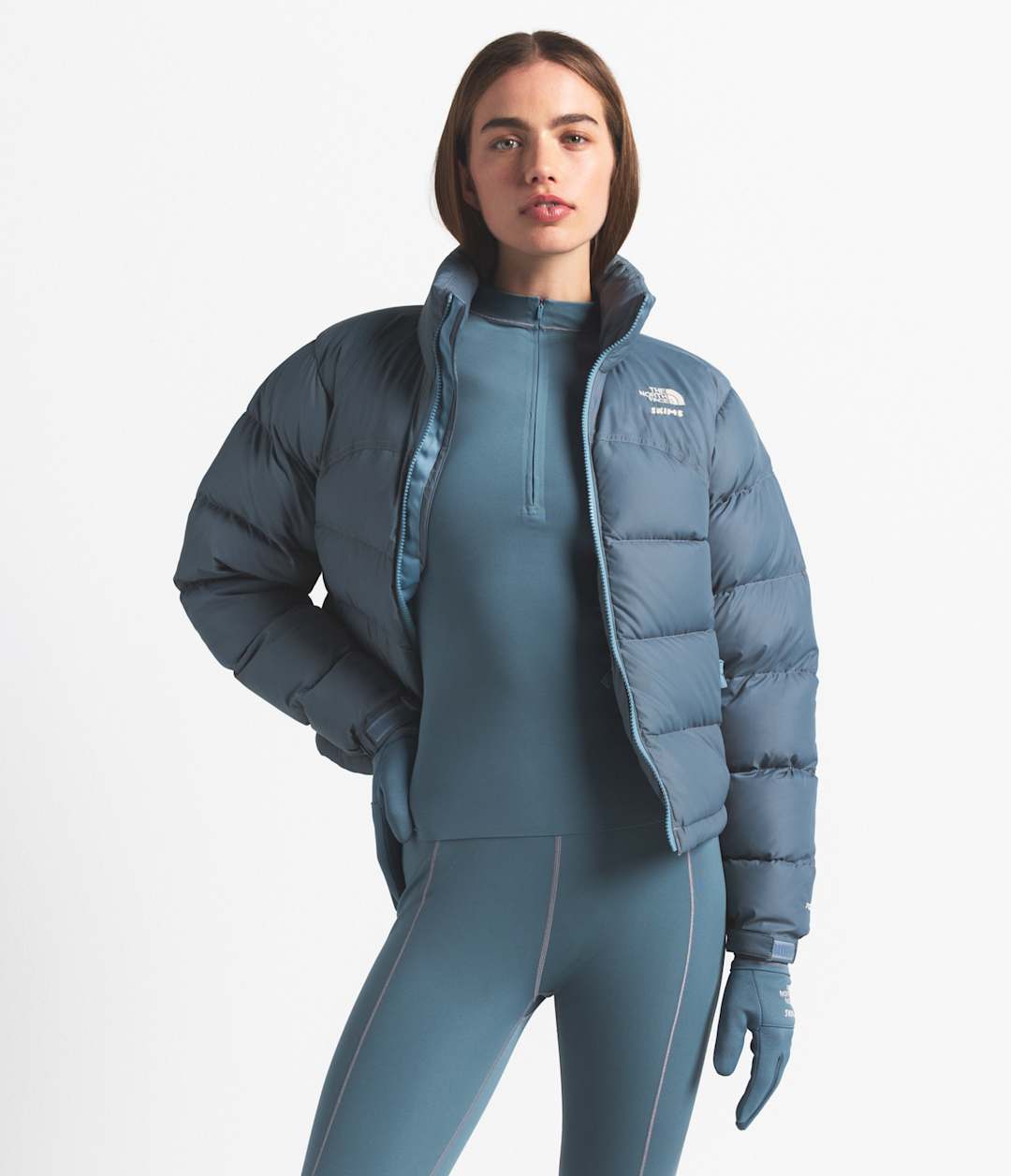 The North Face X SKIMS Women's 2000 Retro Nuptse Jacket - The North Face