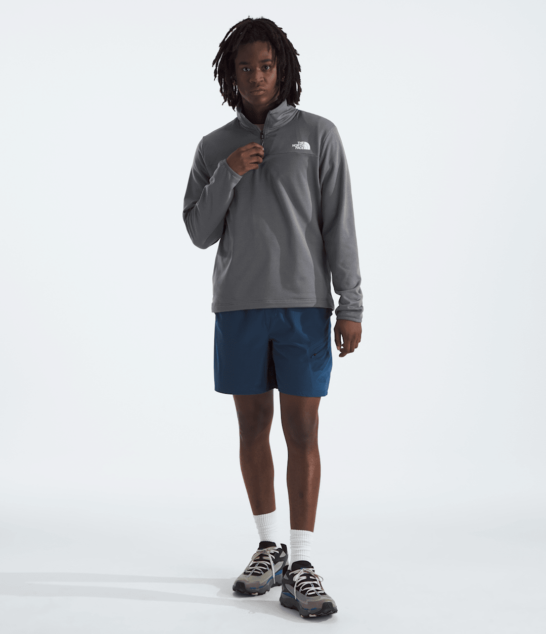 Men’s Cedar Trail Grid Fleece ¼-Zip - The North Face