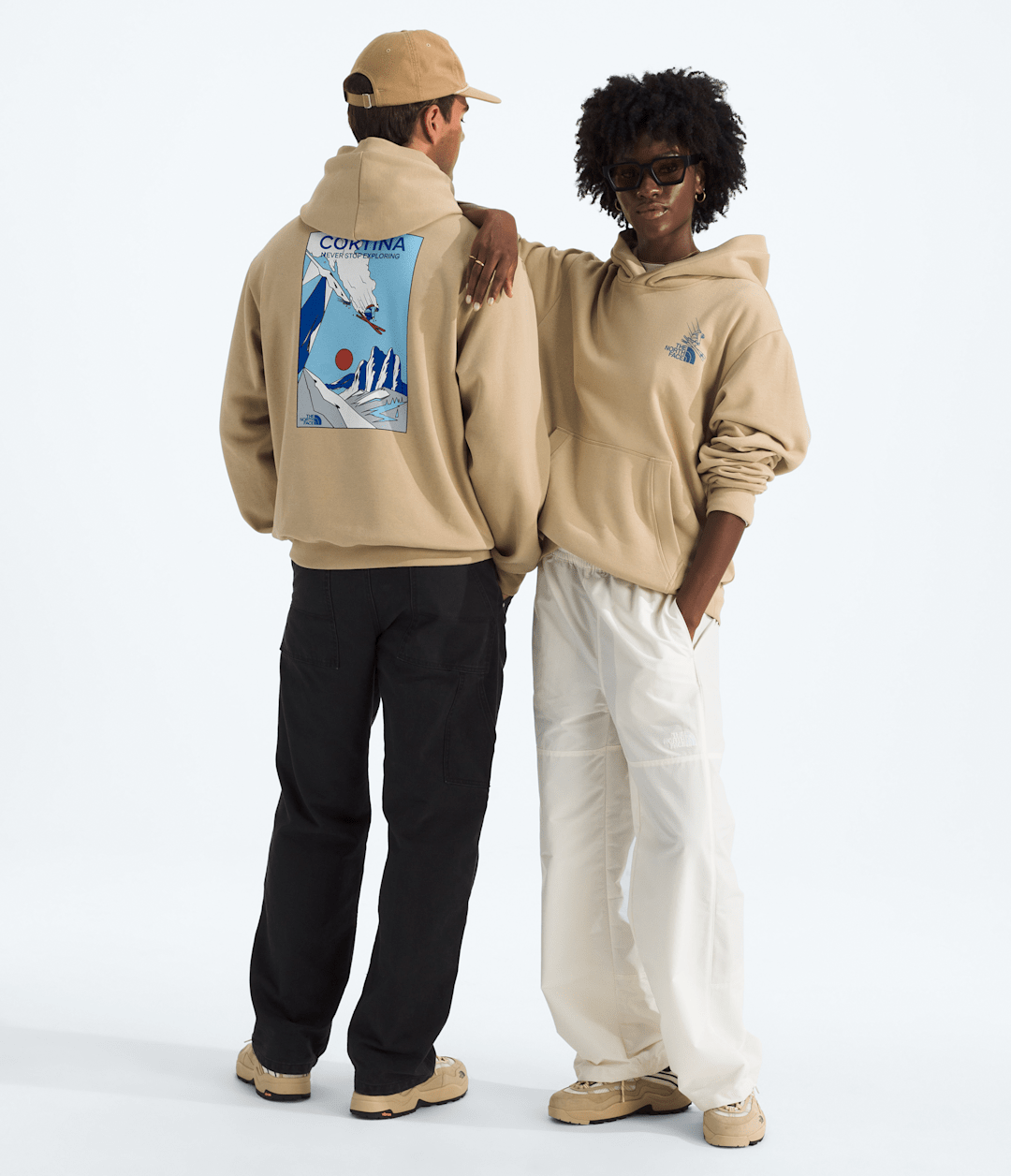 Unisex Mountain Celebration Relaxed Hoodie—Graphic - The North Face
