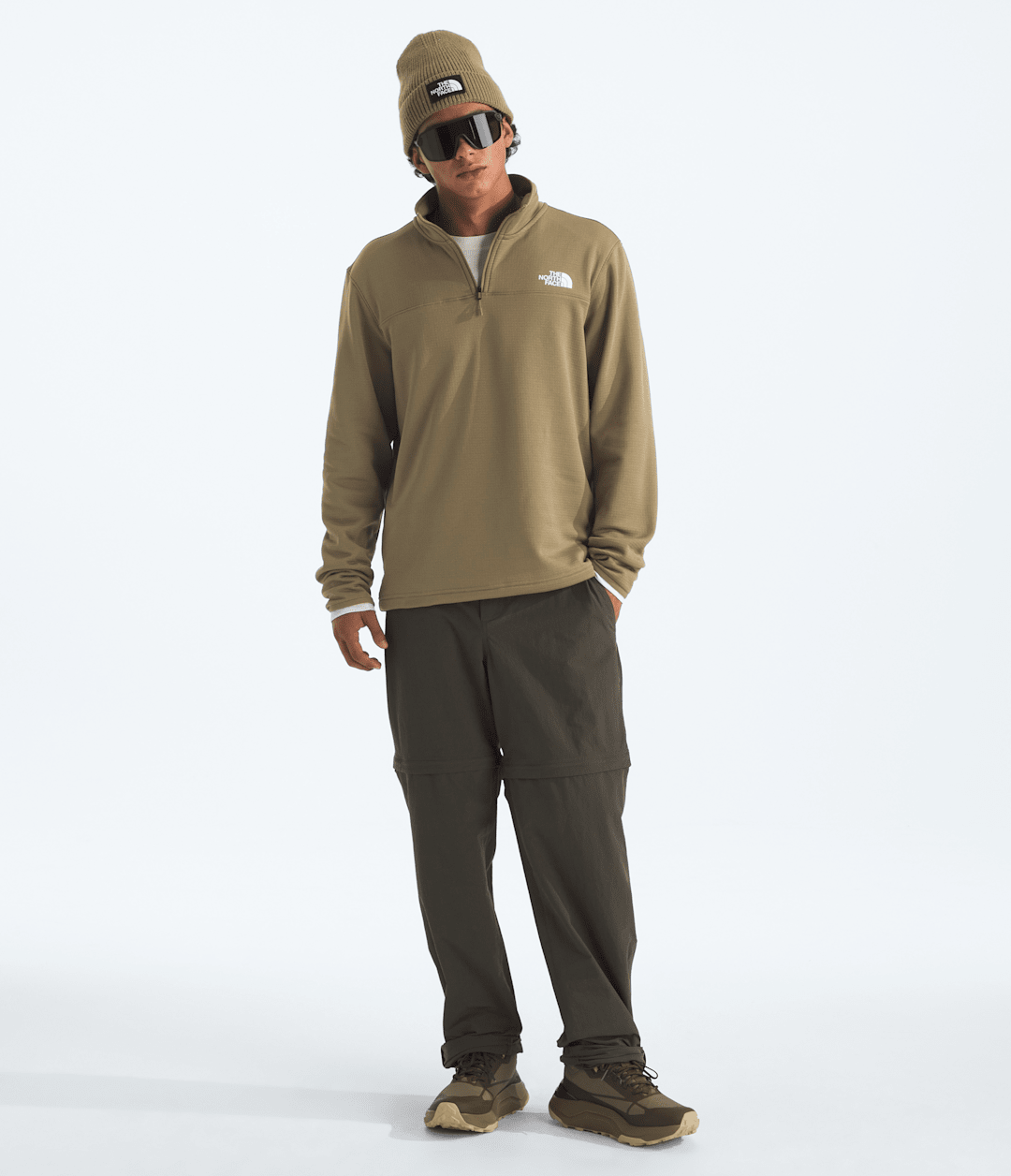 Men’s Cedar Trail Grid Fleece ¼-Zip - The North Face