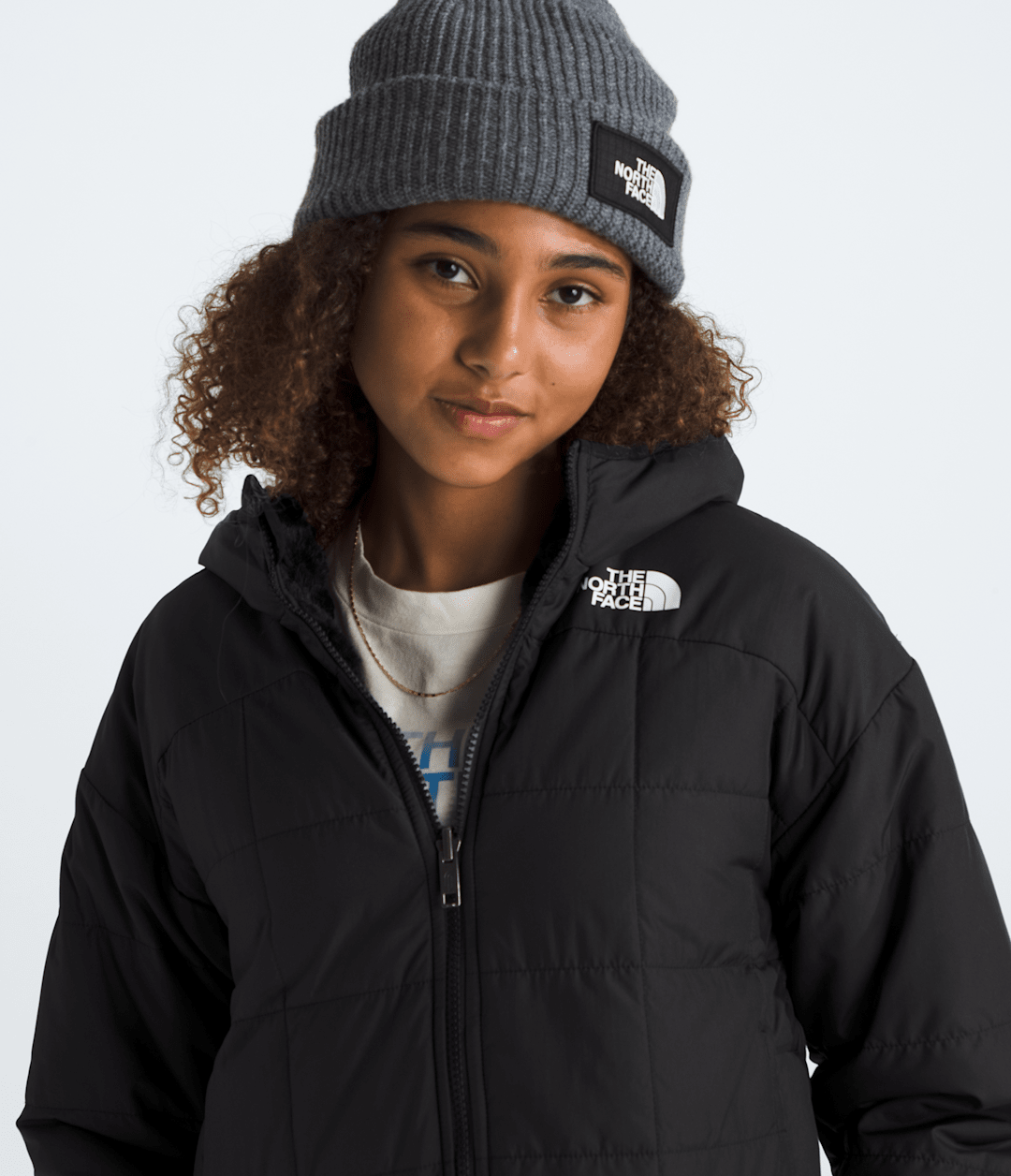 Girls’ Reversible Shasta Short Parka - The North Face