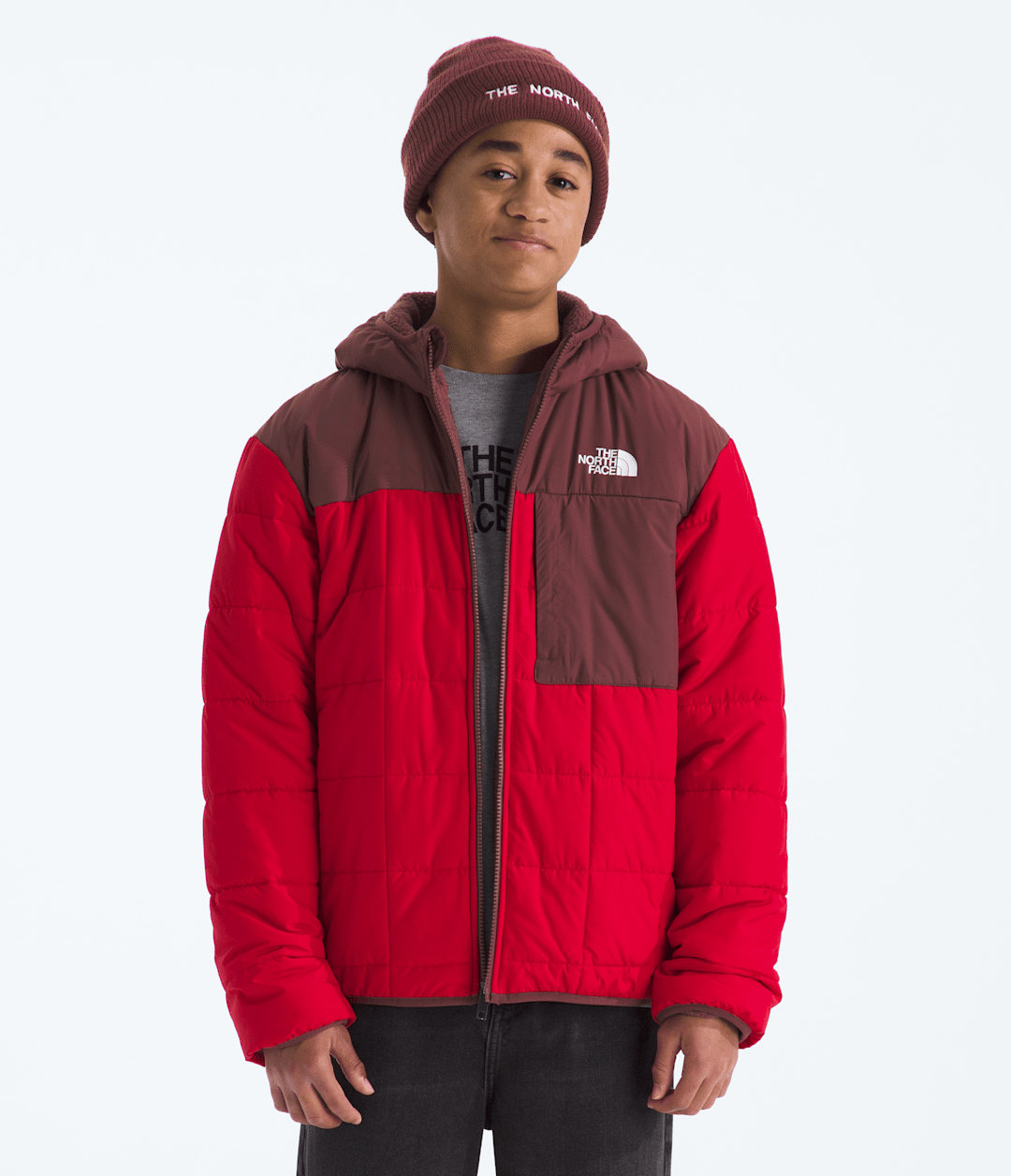 Boys’ Reversible Shasta Full-Zip Hooded Jacket - The North Face