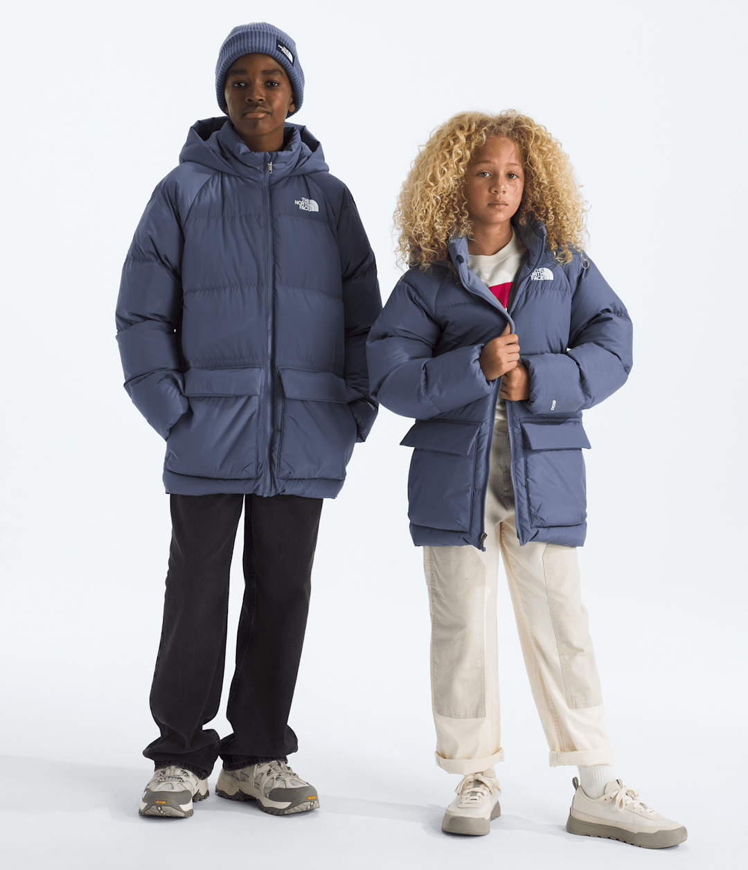 Boys’ & Girls’ North Down Fleece-Lined Short Parka - The North Face