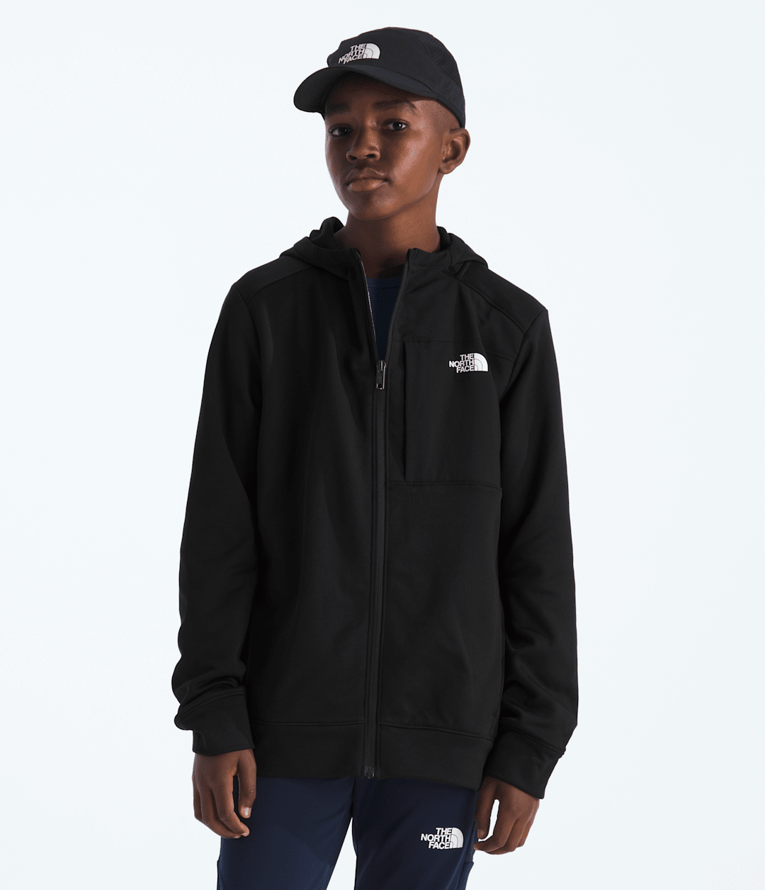 Boys’ & Girls’ TNF™ Performance Fleece Full-Zip Hooded Jacket - The North Face