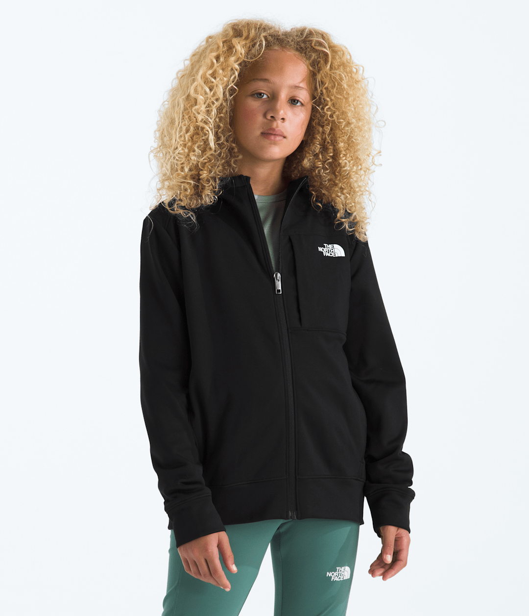 Boys’ & Girls’ TNF™ Performance Fleece Full-Zip Hooded Jacket - The North Face