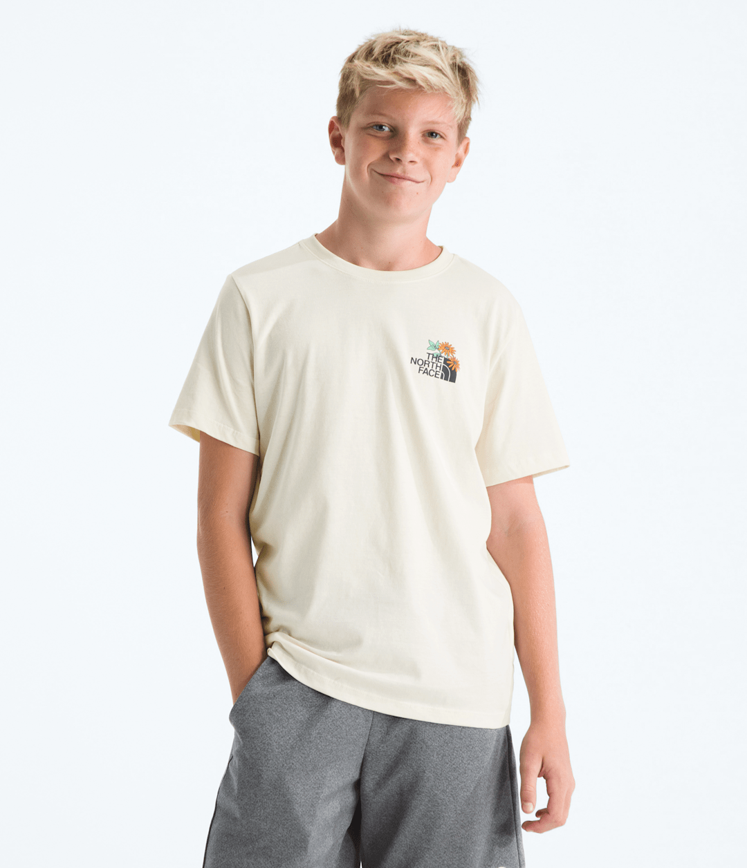 Boys’ & Girls’ Evolution Flora Short-Sleeve Tee—Graphic - The North Face