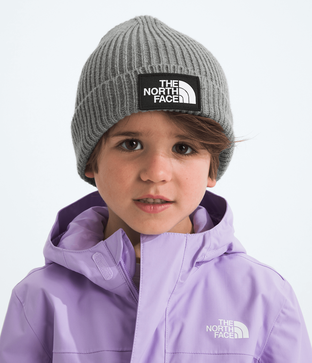 Kids’ TNF™ Logo Box Cuffed Beanie - The North Face