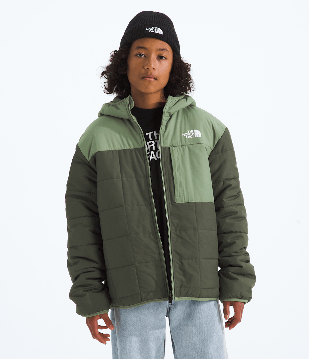 Boys’ Reversible Shasta Full-Zip Hooded Jacket - The North Face