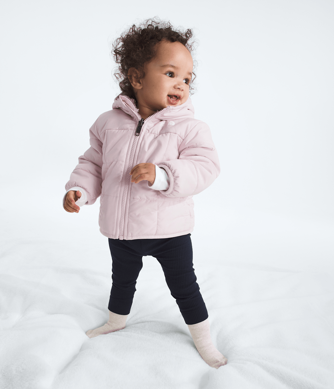 Baby Girls’ Reversible Shasta Full-Zip Hooded Jacket - The North Face
